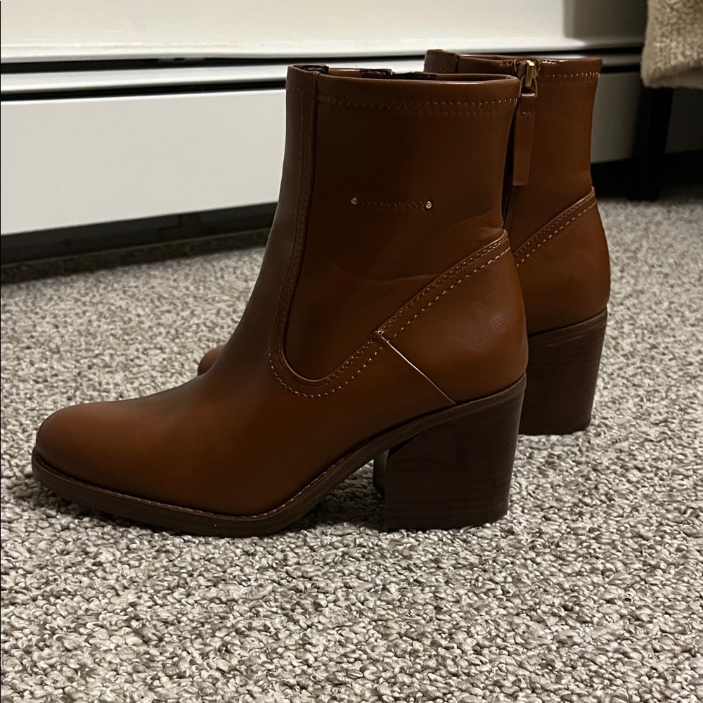 Franco Sarto Leather Ankle Boots